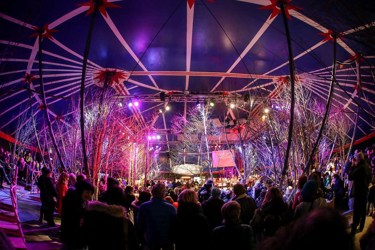 Weihnachtsfeier auf dem Tollwood