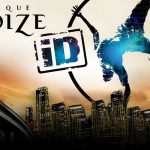 Dir Brooklynbridge, die Skyline von Manhatten sowie ein Akrobat mit Reifen sind das Key Visual der Cirque Éloize Show "iD"