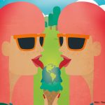 Zwei Frauen essen Eis - Idee Sommerevent Tollwood 2019