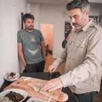 Vorbereitung auf das Catering-Fotoshooting